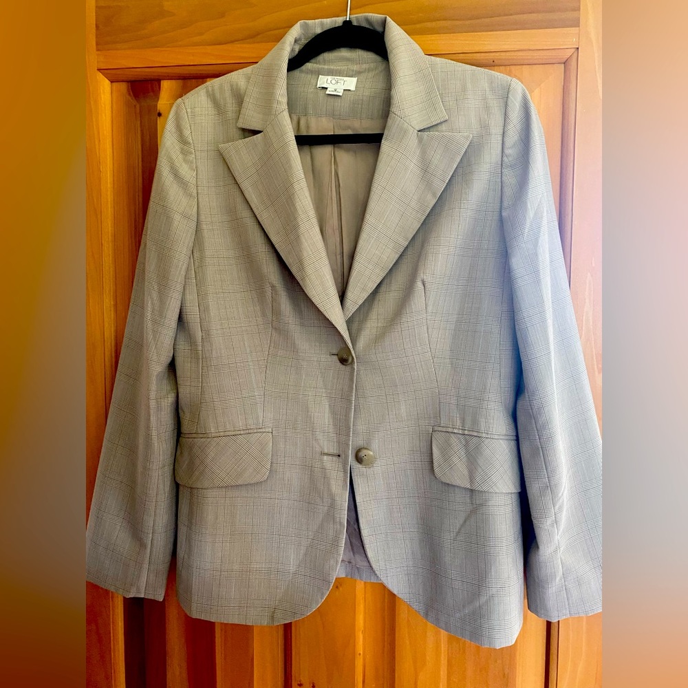 Ann Taylor Neutral Blazer